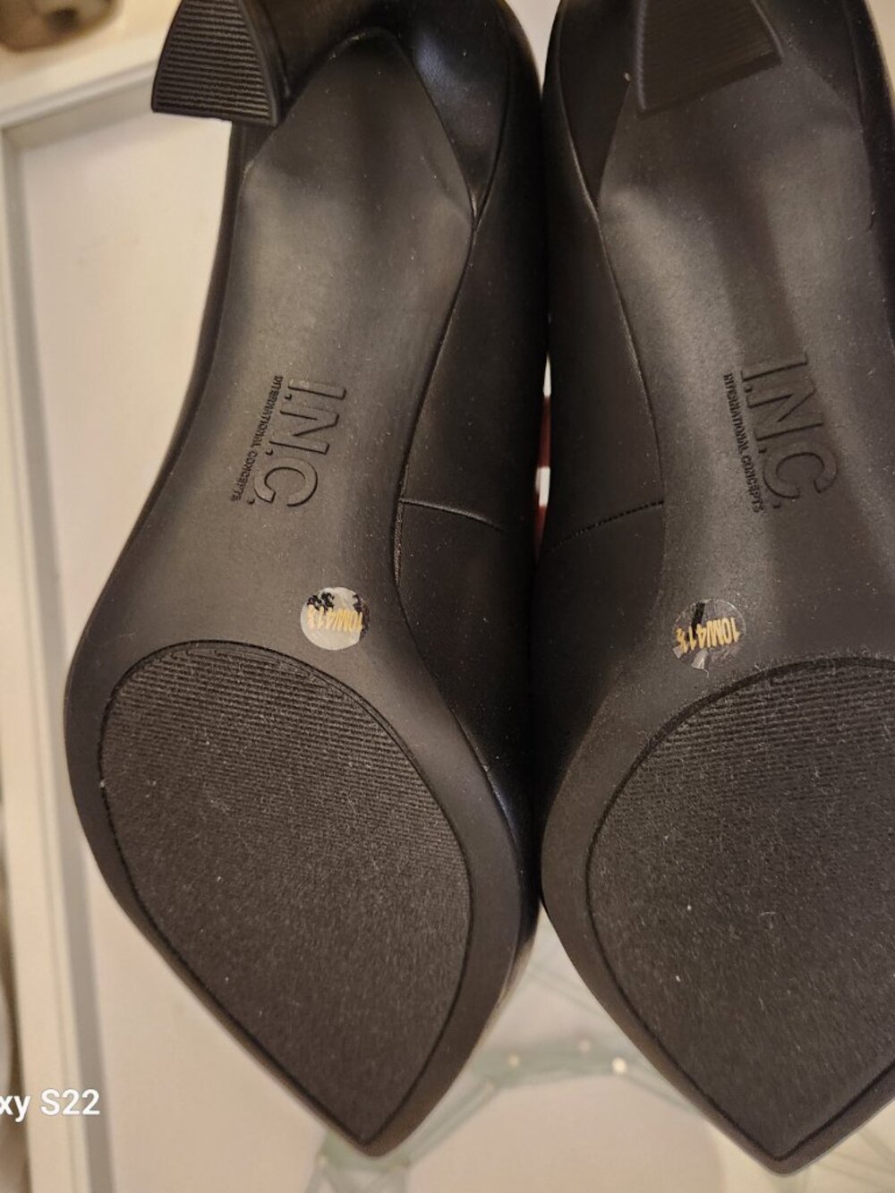 INC "Kaleiap" Black Beauty Heels. Embellished. NIB. Size 10 - Picture 9 of 11